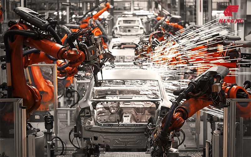 Die Kette für den Automobileproduktionslinien